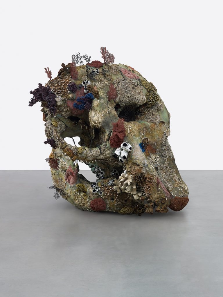 Damien Hirst, ‘Skull of a Cyclops’, 《Treasures from the Wreck of the Unbelievable》. Photographed by Prudence Cuming Associates © Damien Hirst and Science Ltd. All rights reserved, DACS 2017.