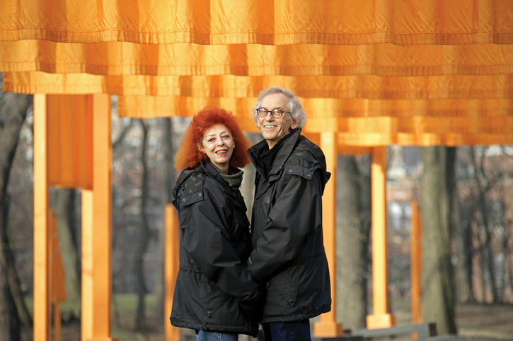 Christo and Jeanne-Claude.