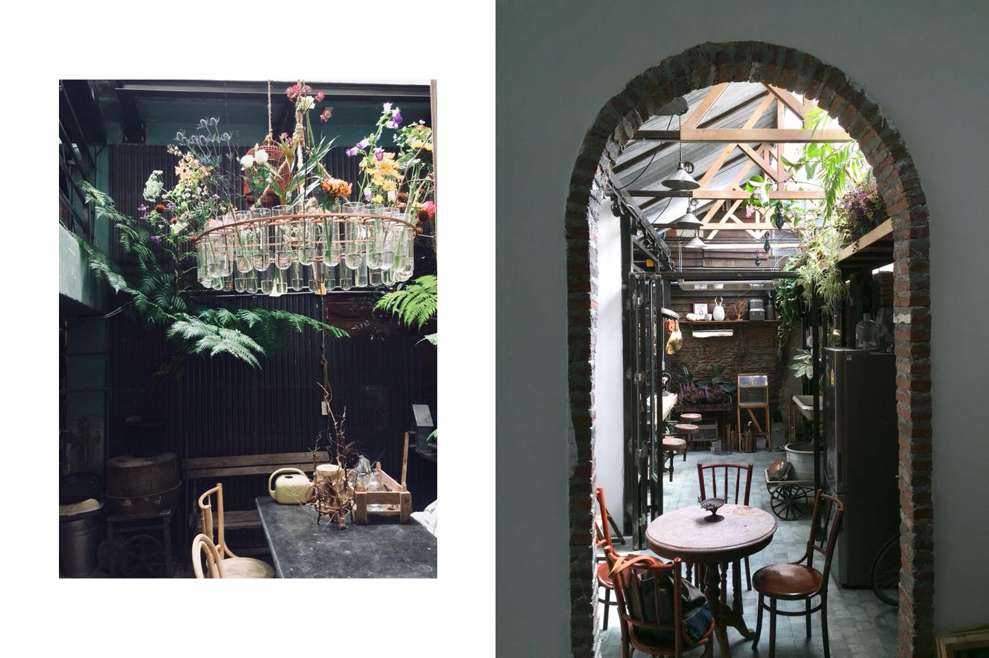 城市秘境迷走，走入滿室花草與咖啡香：曼谷花房咖啡店，Oneday Wallflowers ＆Nana Coffee POLYSH